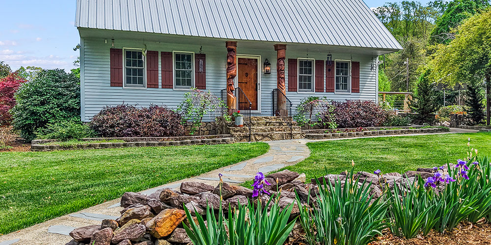 Front Of House With Path Front Of House With Path